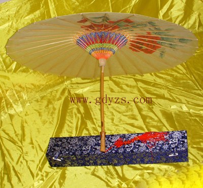 供应牡丹图满穿伞|收藏伞
